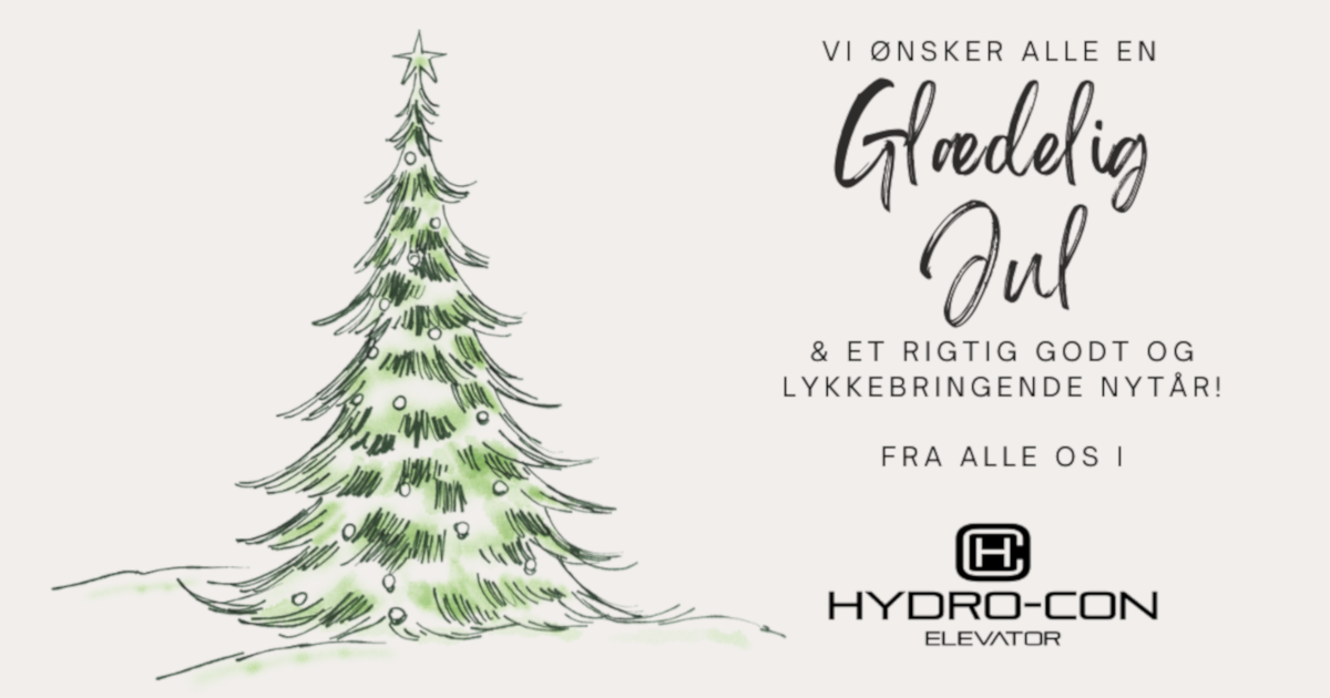 God Jul & Godt Nytår 2022 | HYDRO-CON Elevator A/S